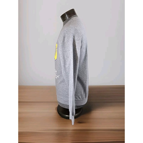 Naruto Shippuden Sweatshirt Mens M Gray N U  Hero Of The Hidden Leaf Long Sleeve - Picture 4 of 10